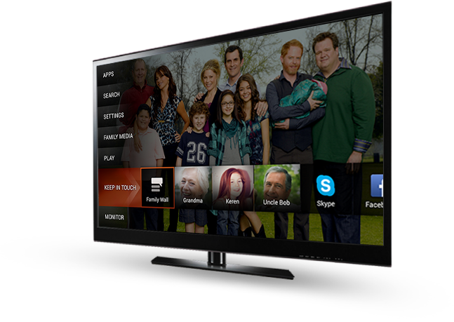 Android-based TV stick converts any TV into a family communications center