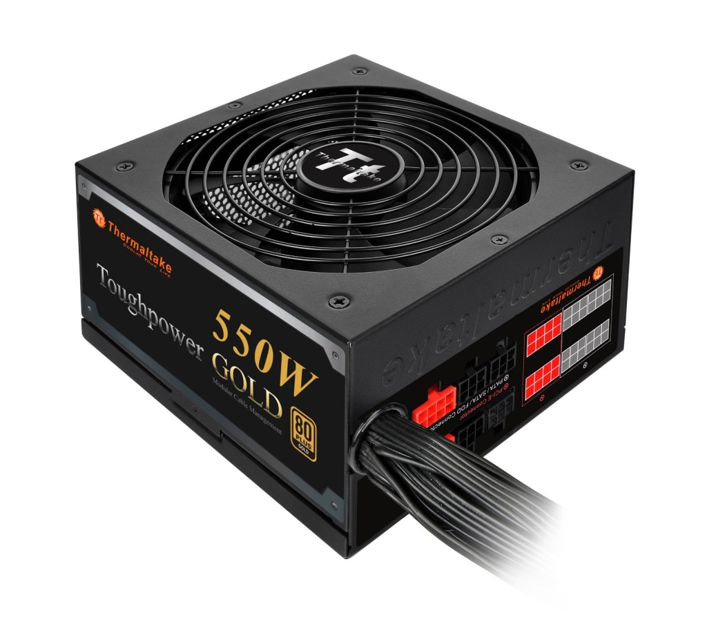 Thermaltake release Toughpower 550W 80 PLUS GOLD certified power supply