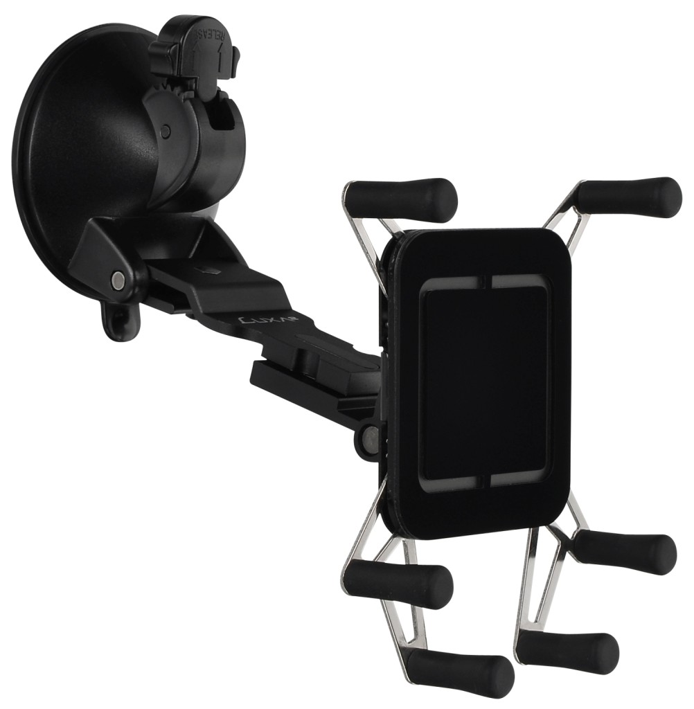 LUXA Release the New 360° All Aluminum H5-Note Car Mount Holder_2