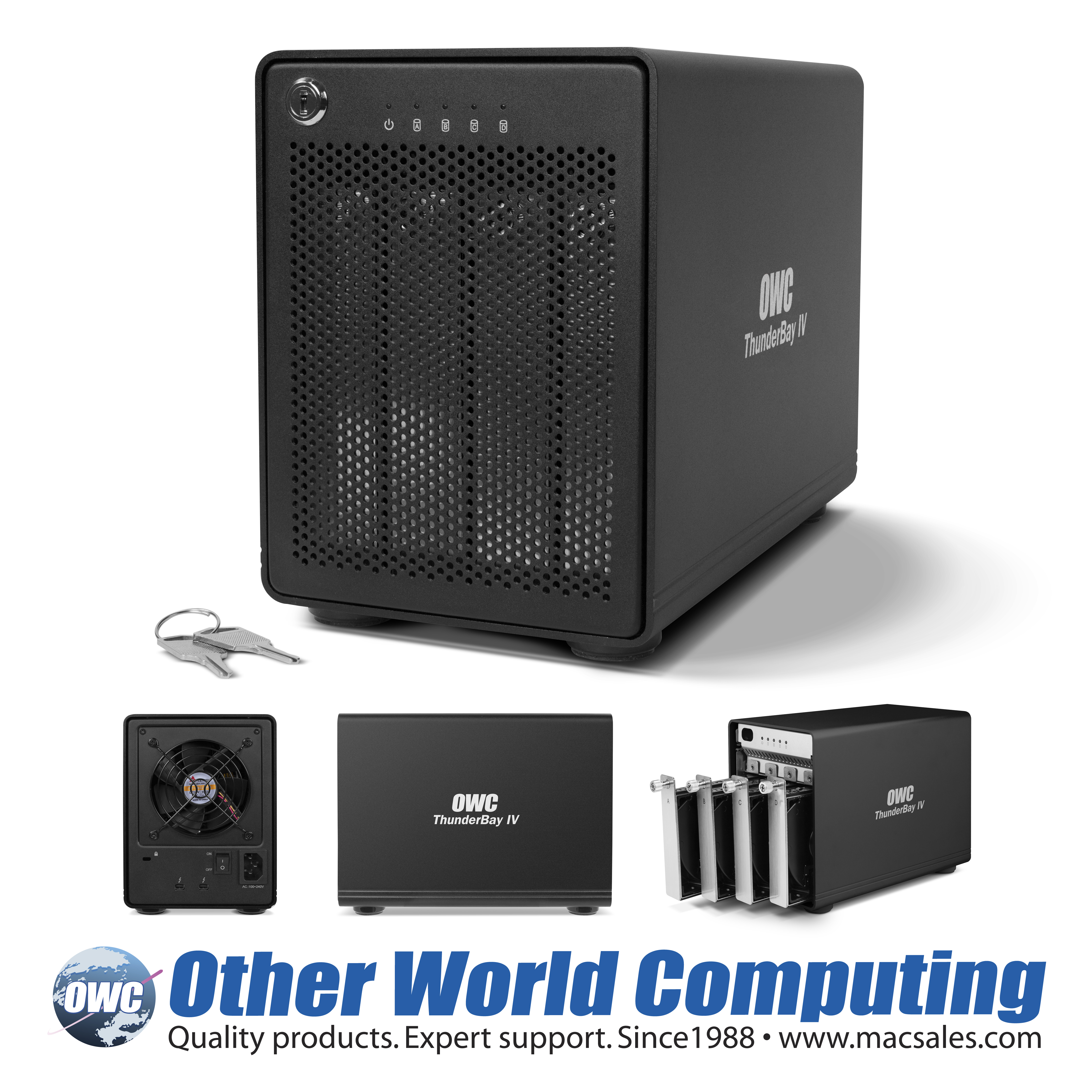OWC ThunderBay IV Storage Solution for Thunderbol​t Technology Now in 20TB