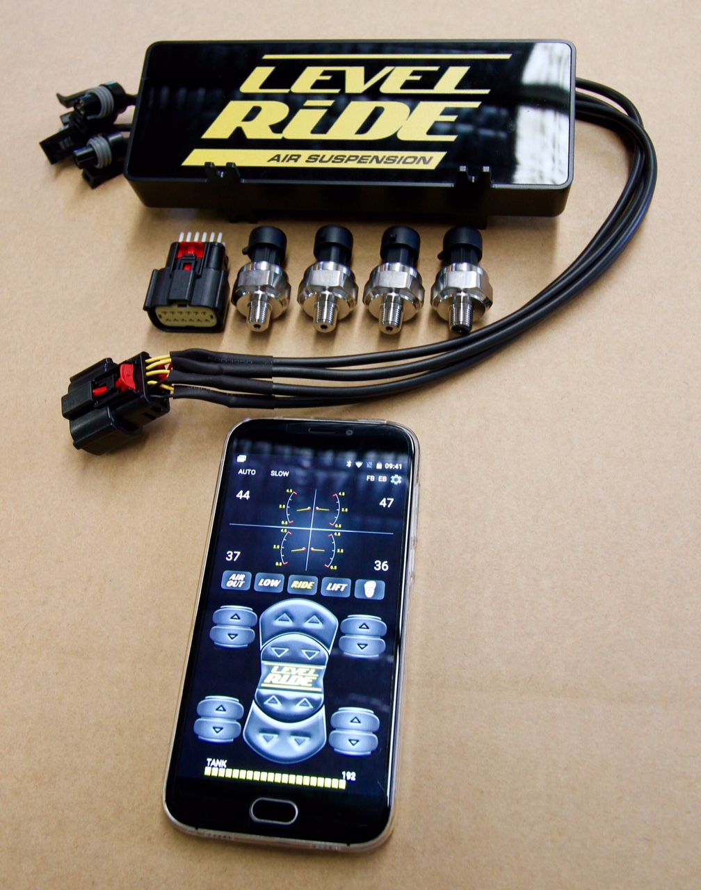 LEVEL RIDE AIR SUSPENSION RELEASES UPGRADED WIRELESS CONTROLLER SYSTEM FOR EXISTING ADJUSTABLE SUSPENSIONS
