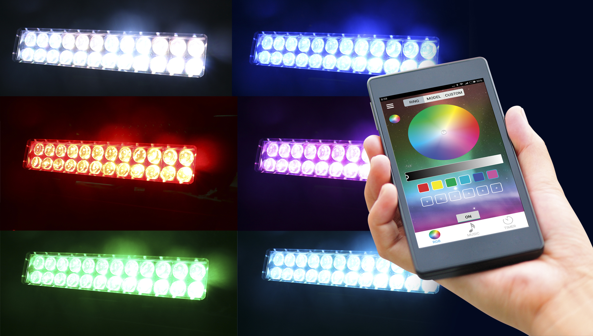 Innovation in RGB LED lighting in HELLA accessories