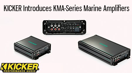 KICKER Introduces KMA-Series Marine Amplifiers
