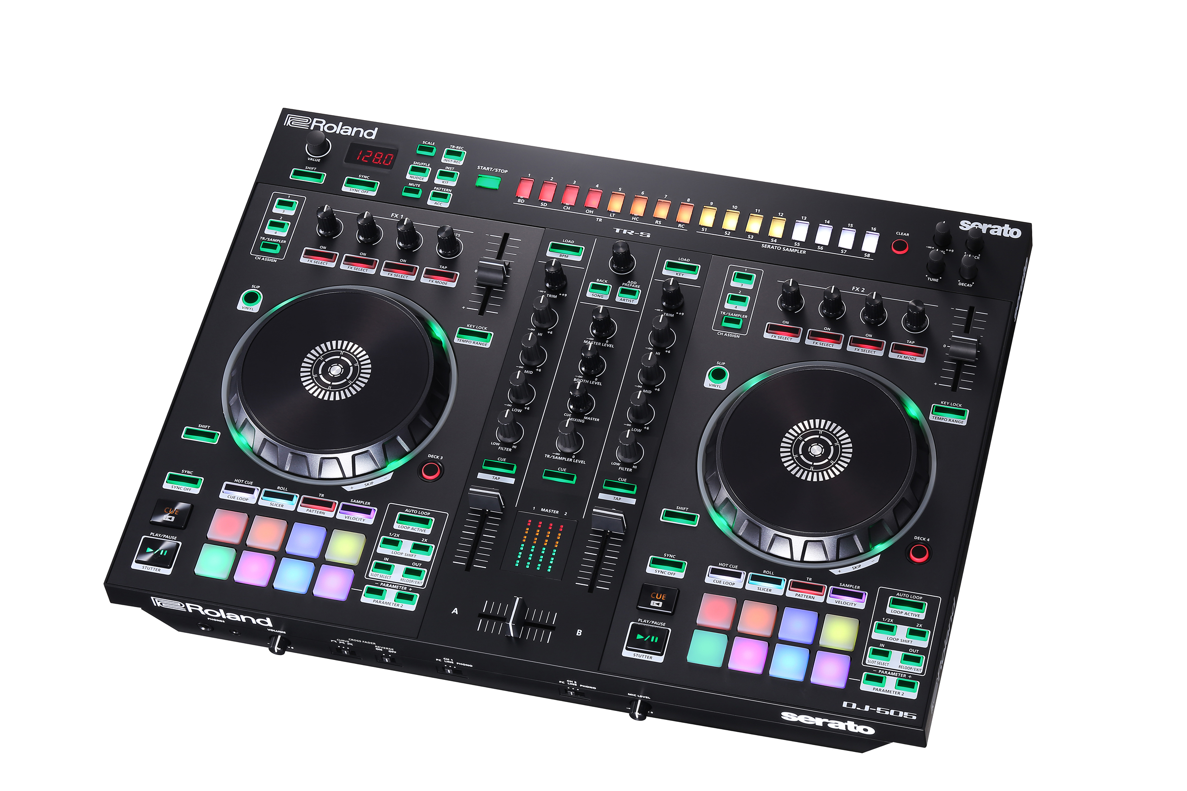 Roland Displays DJ-505 DJ Controller