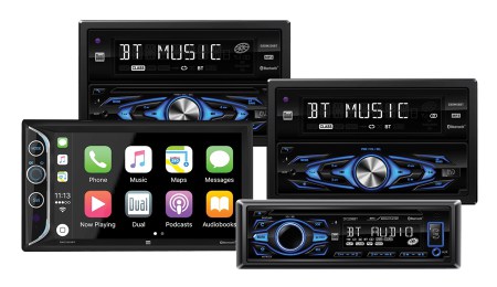 Dual Electronics Intros 4 New In-Vehicle Headunits and A/V Receiver with Apple Carplay