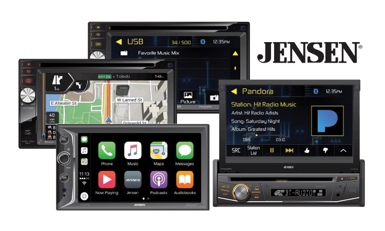 Jensen Introduces 5 New In-Vehicle A/V Receivers