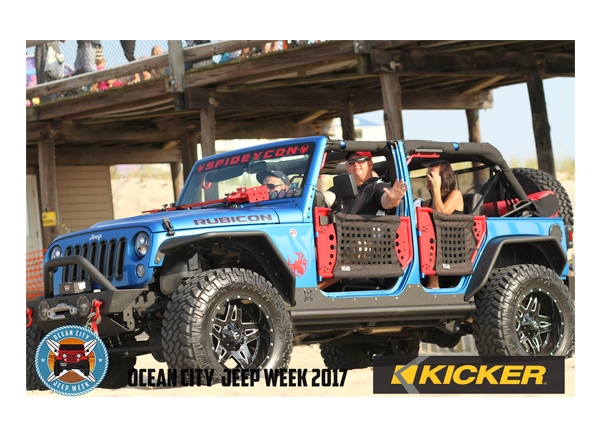 KICKER® EXHIBITS XRV RIG, SHOW CARS AND PRIZES AS TITLE SPONSOR OF OC JEEP WEEK 2018