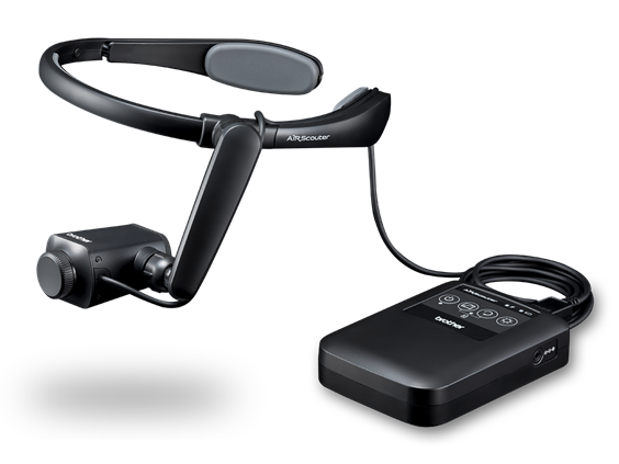 Work smarter by keeping your head in the game with the Brother AiRScouter Head Mounted Display