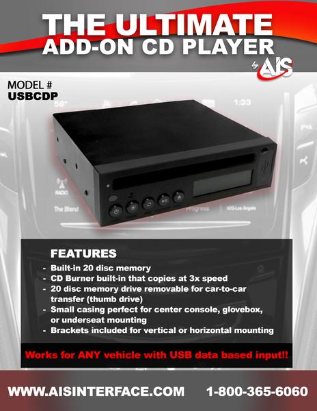 AIS Releases the Ultimate Add-On CD Player!
