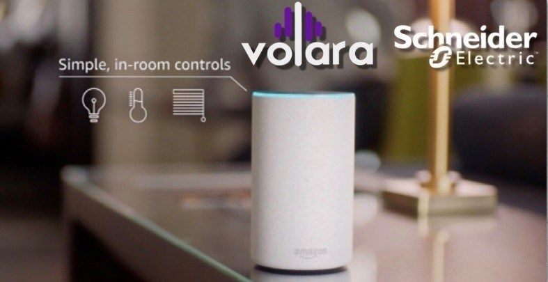 Volara and Schneider Electric Bring Smart Room Controls on Voice Command to Hotels