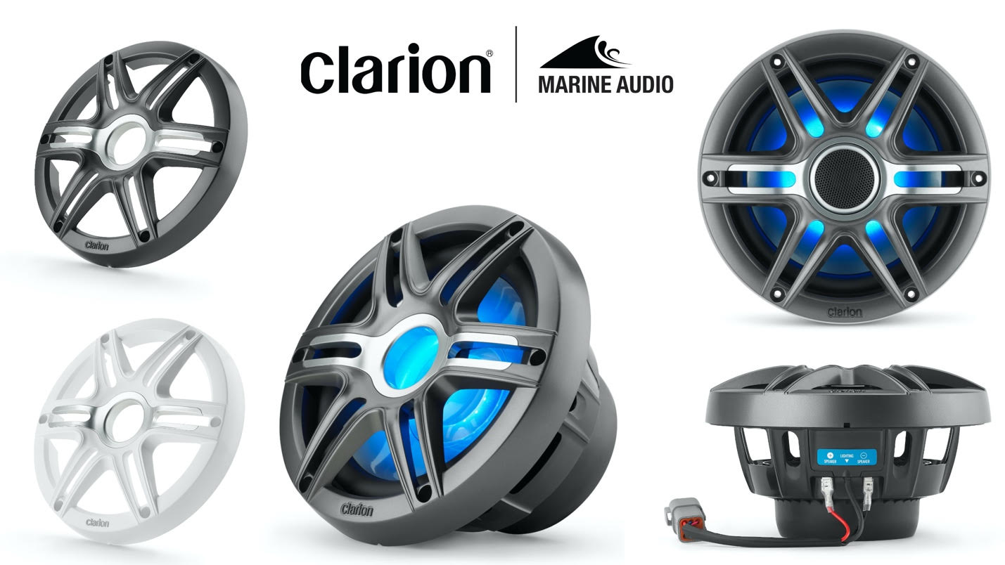 Clarion Marine Launches New Premium Speaker Line