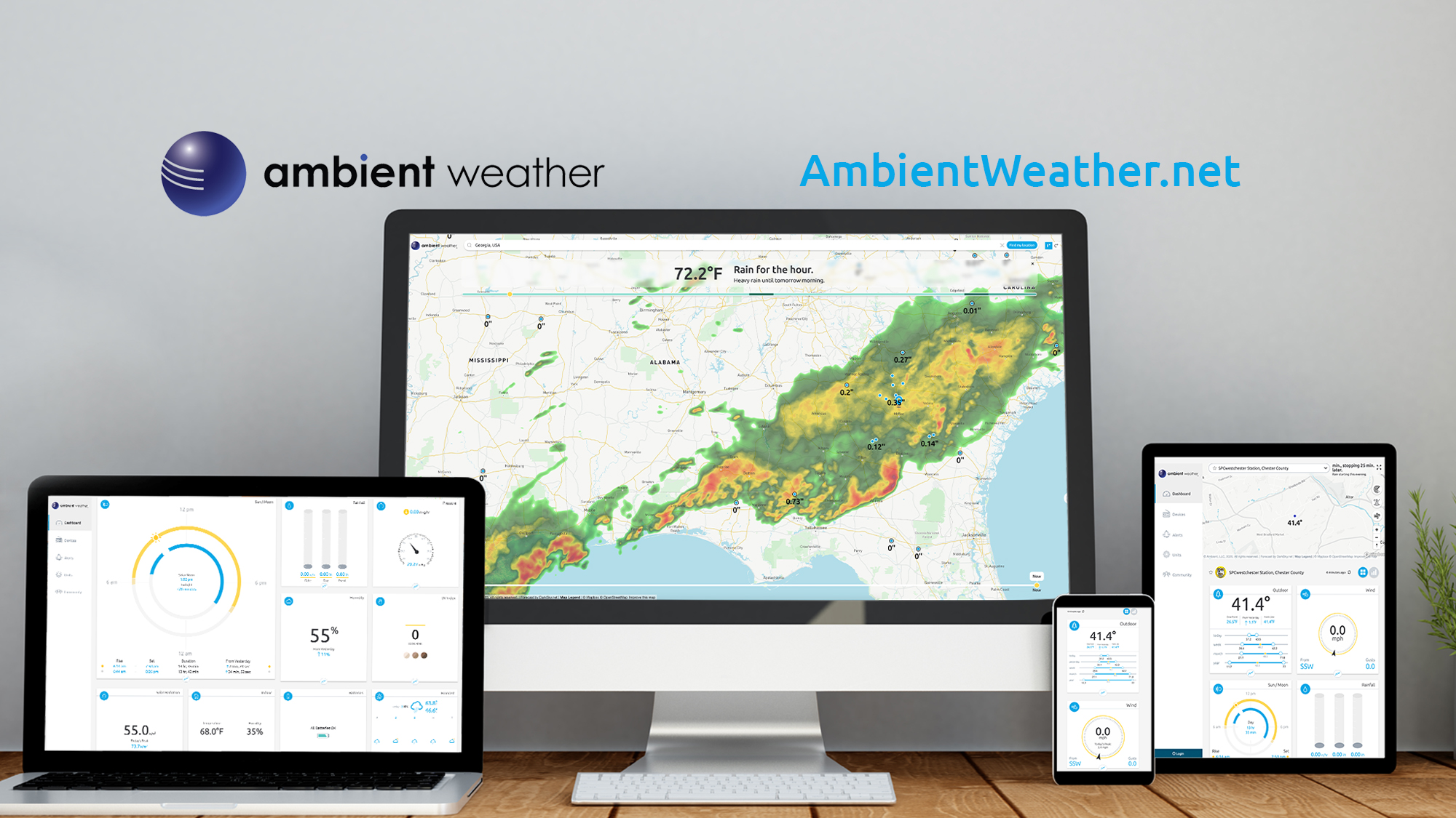 ambient weather wall mount