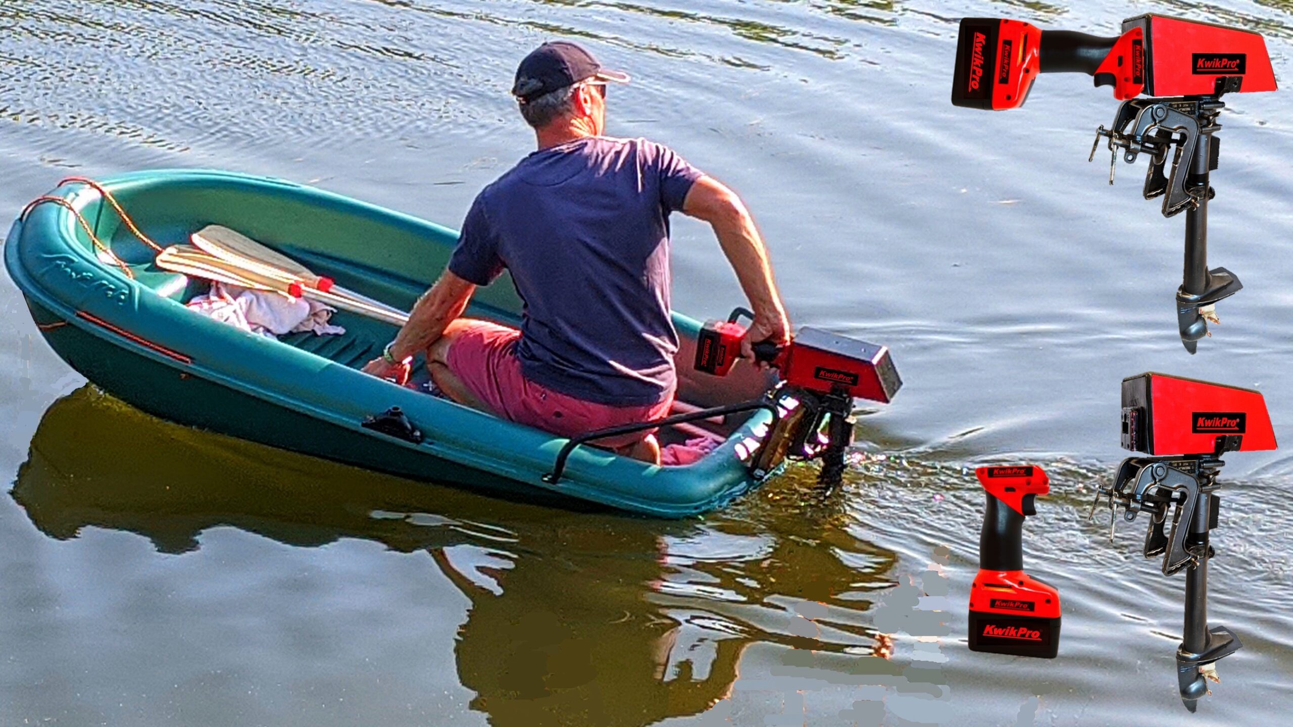 Versatile New KwikPro Work and Leisure Tool Powers a Boat