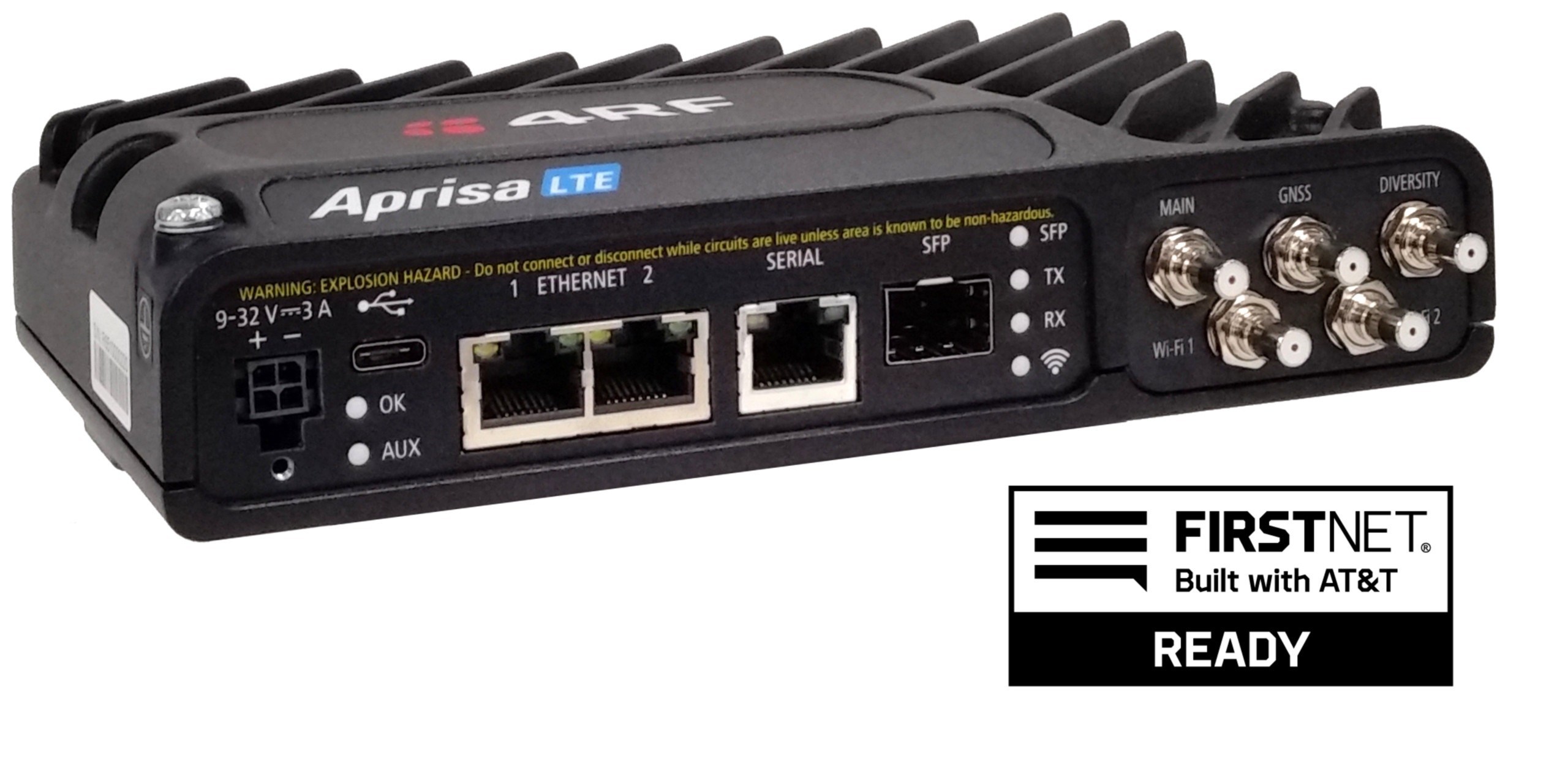 4RF Delivers FirstNet Ready® Aprisa LTE Router for Public Safety