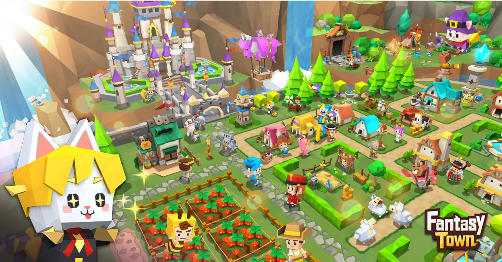 Fantasy Town Invites Mobile Players to Rule Their Own Kingdom on July 18!