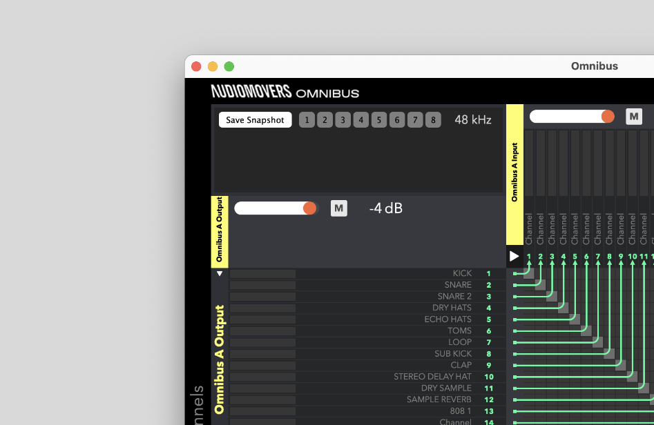 Audiomovers Launches OMNIBUS – Seamless Audio Routing for Mac