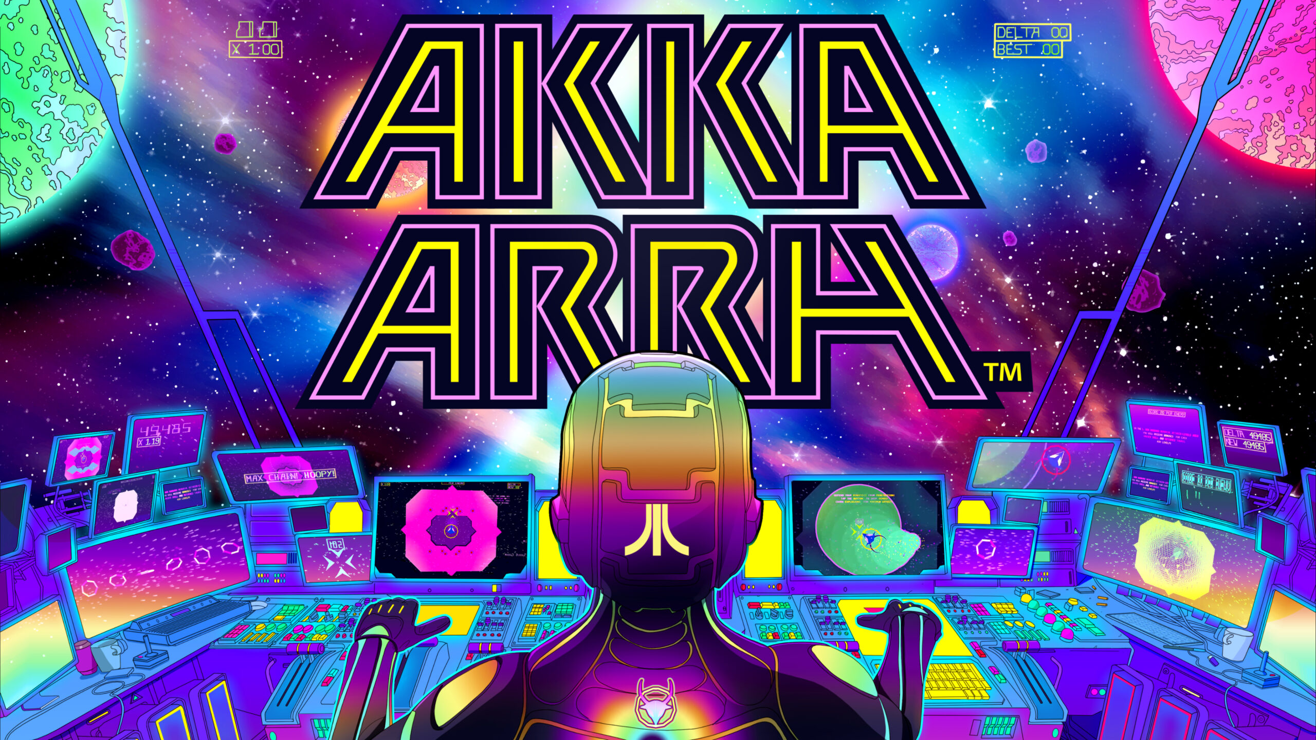 Feed Your Head to a New Kind of Web in Akka Arrh , the Latest Hypnotic Arcade Wave Shooter from Atari and Legendary Designer Jeff Minter