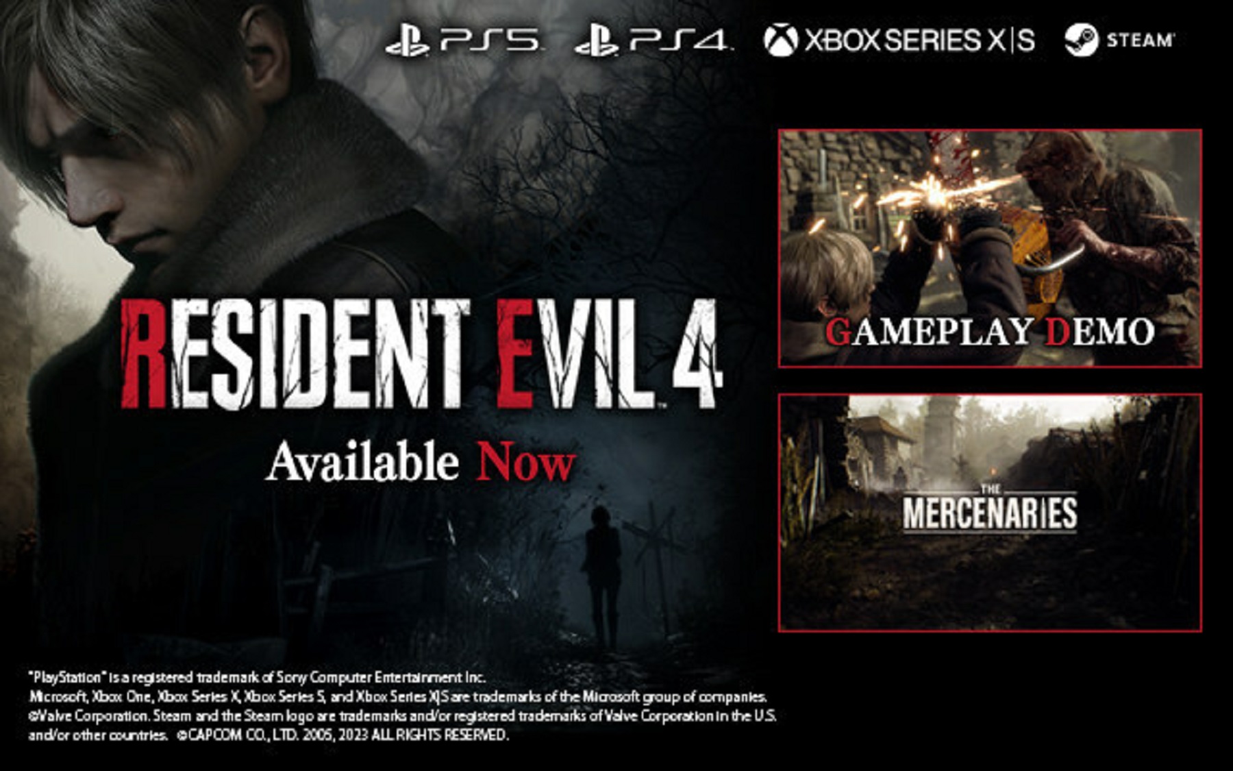Resident Evil 4 released March 24th – Free Demo is also available for download