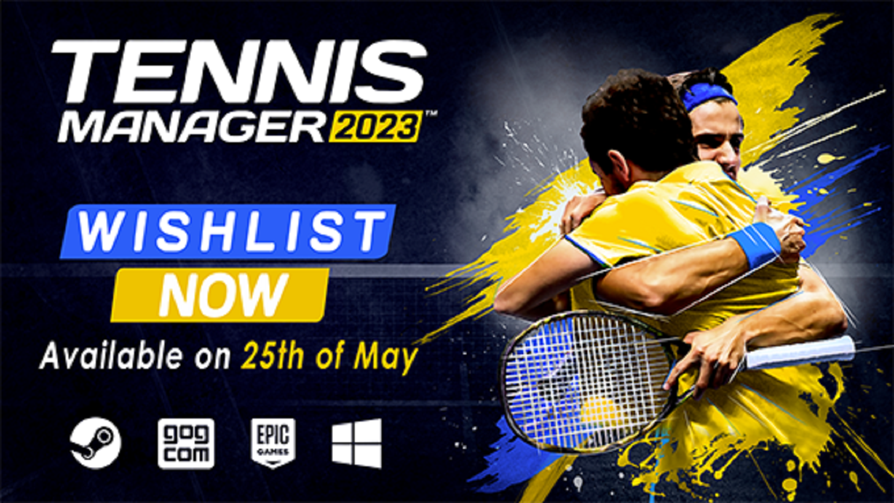 Tennis Manager 2023 Hits Center Court May 25 on PC & Mac