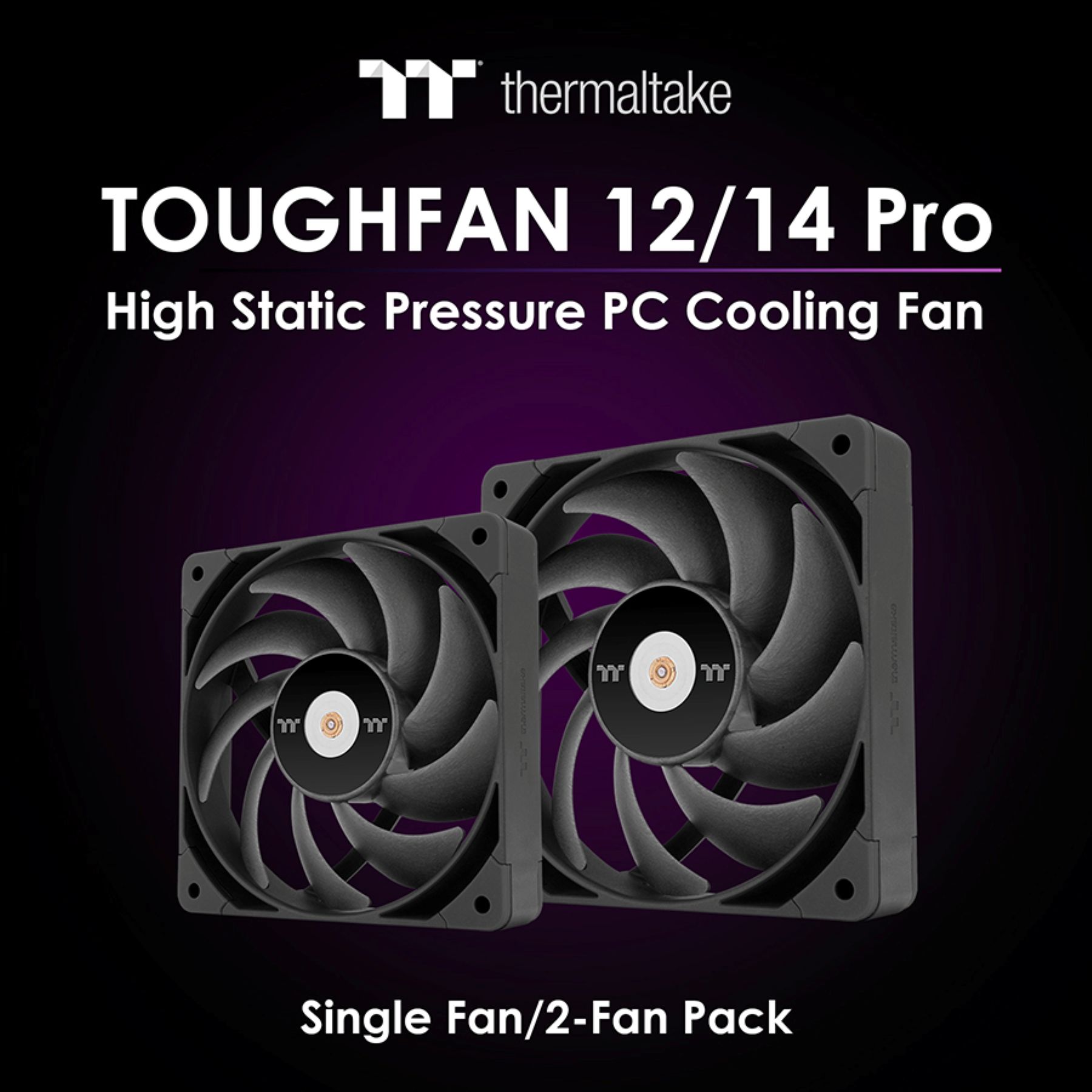 Thermaltake Introduces the New TOUGHFAN 12/14 ProPC Cooling Fan