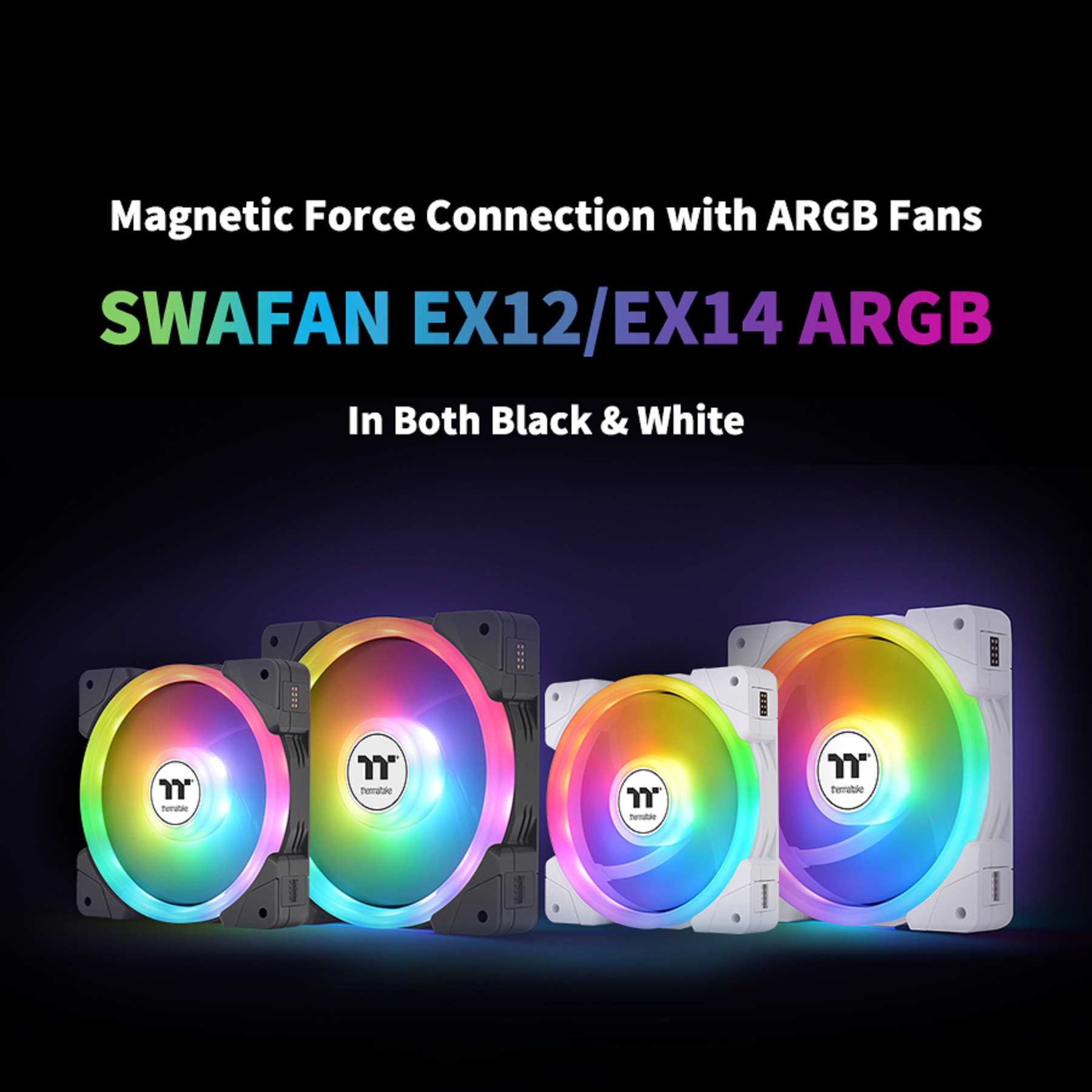 Thermaltake Announces the SWAFAN EX12/ EX14 ARGB PC Cooling Fan