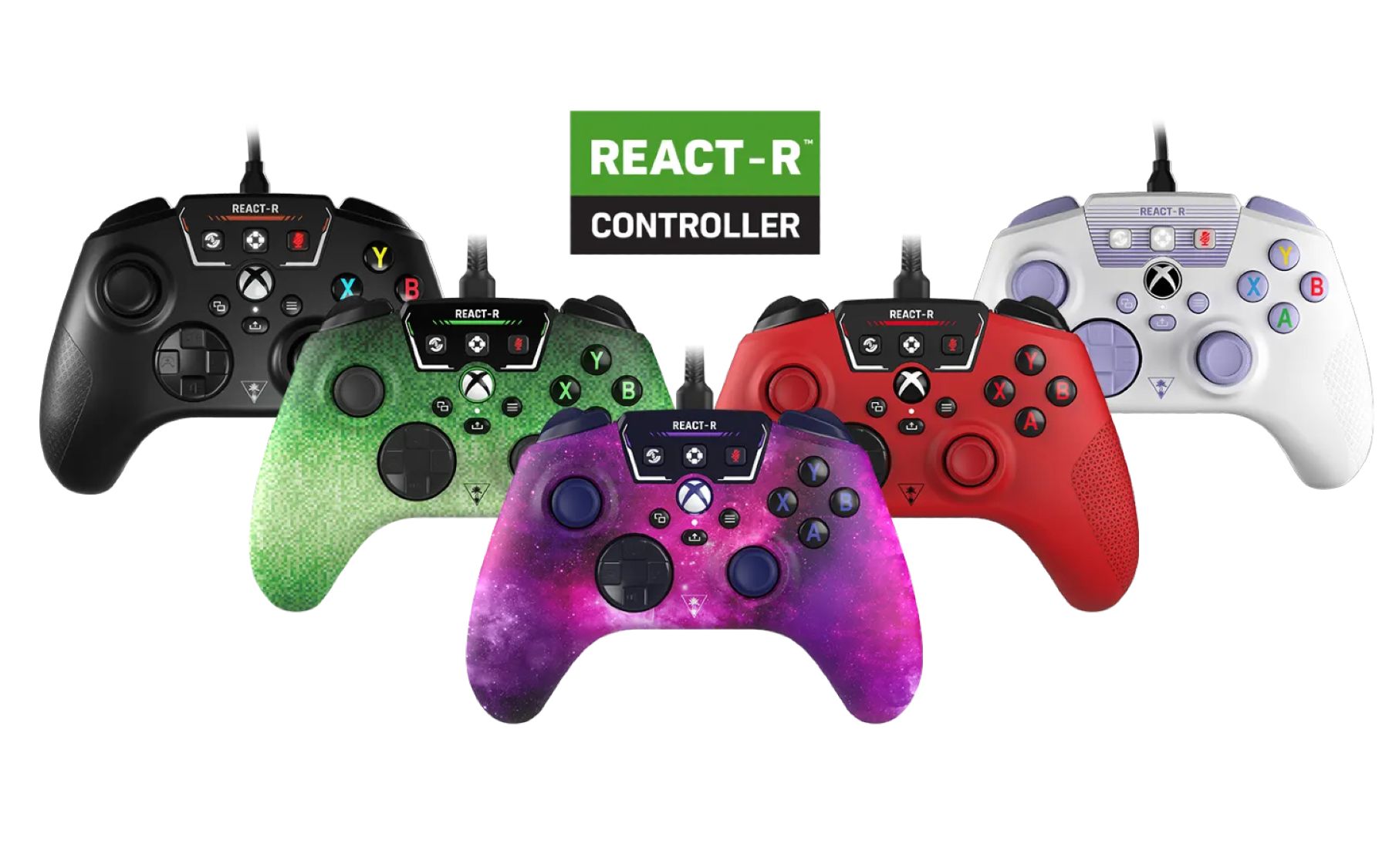 Gaming Accessory Giant Turtle Beach Reveals New Colorways for the Designed for Xbox REACT-R Controller