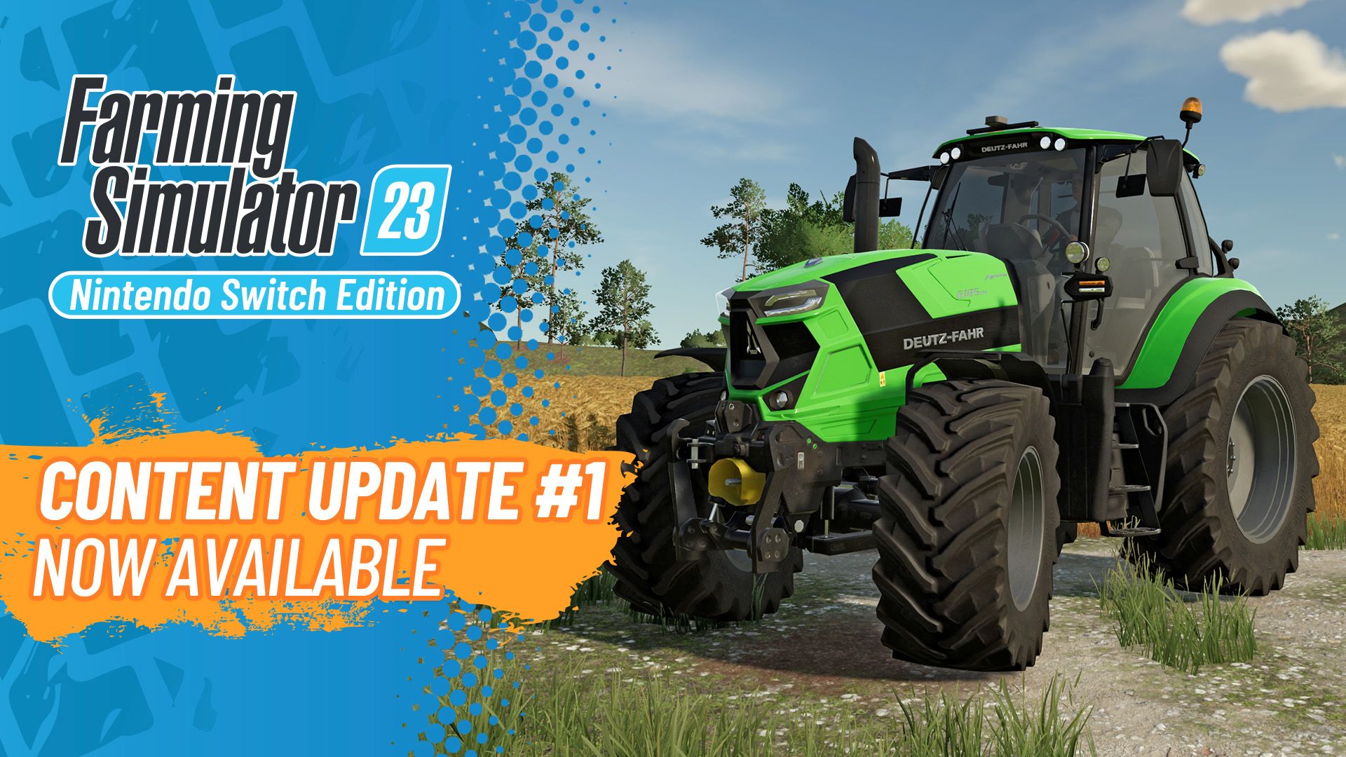 GIANTS SOFTWARE RELEASES FREE CONTENT UPDATE FOR FARMING SIMULATOR 23 ON NINTENTO SWITCH