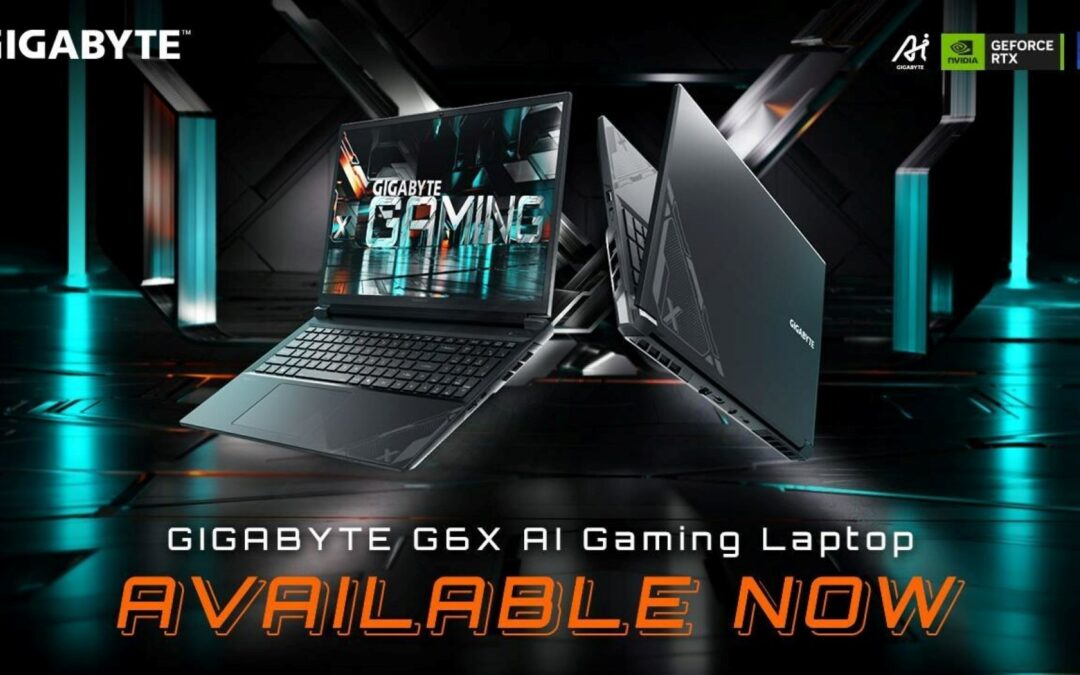 AI Gaming Takes the Lead! GIGABYTE G6X AI Gaming Laptop is Now Available