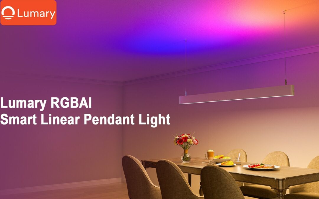 Lumary Introduces High-End Intelligent Linear Lighting Solution for Modern Homes — Smart RGBAI LED Linear Pendant Light