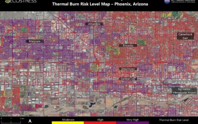NASA’s ECOSTRESS Maps Burn Risk Across Phoenix Streets
