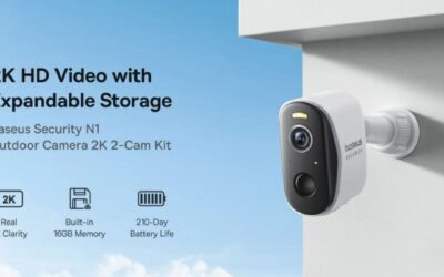 Baseus Welcomes Its Latest Expandable Local Storage & Long-Lasting Security N1 Outdoor Camera 2K 2-Cam Kit for Guaranteed Peace of Mind