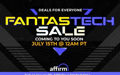 Newegg’s 10th Annual FantasTech Sale is Back on July 15 – 19 with Thousands of Tech-Focused Deals for Everyone and as Low as 0% APR Financing with Affirm